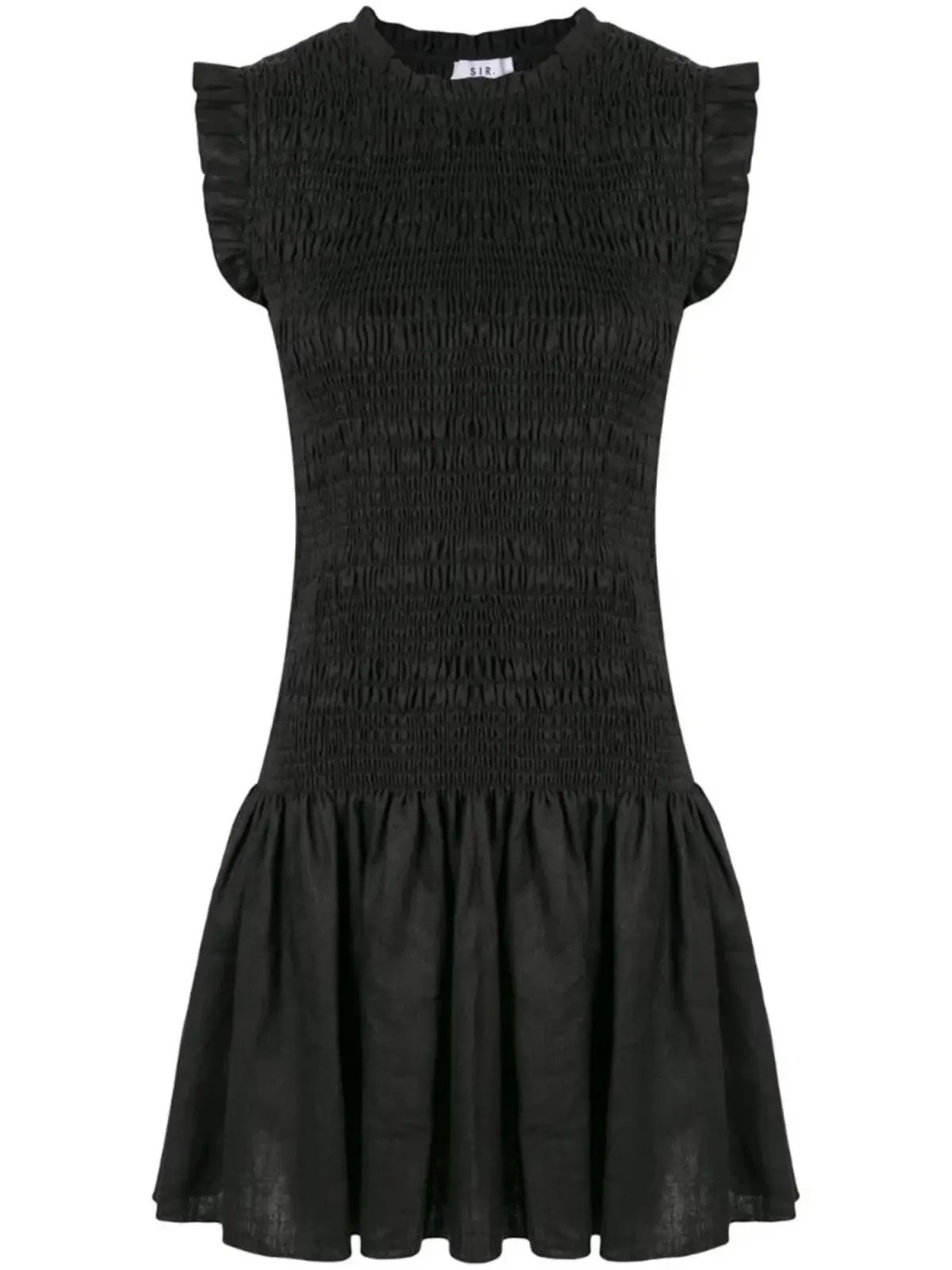 Sir The Label Emile Ruched Mini Dress Black Size 3 / AU 12 photo 2
