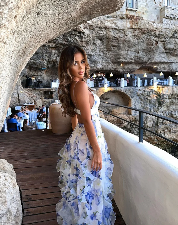 MENTI Iris Flower Maxi Dress photo 2