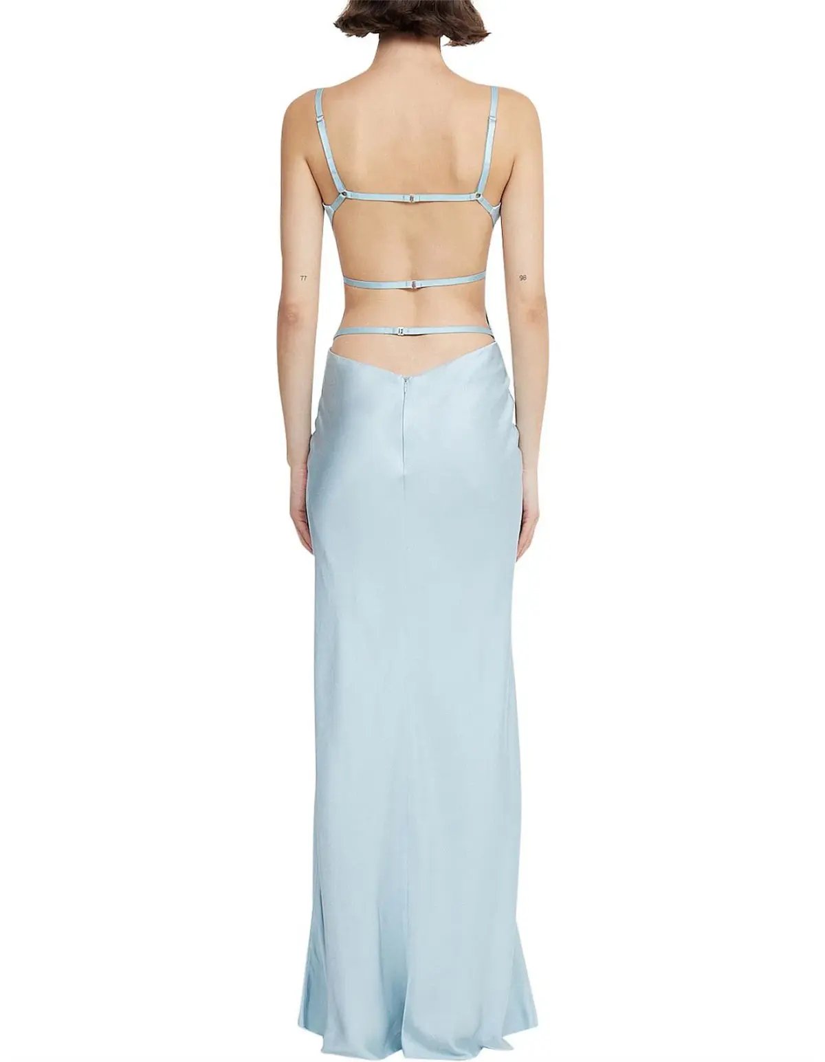 Bec & Bridge Diamond Days Strap Maxi Dress Cloud Blue Size 10 photo 3