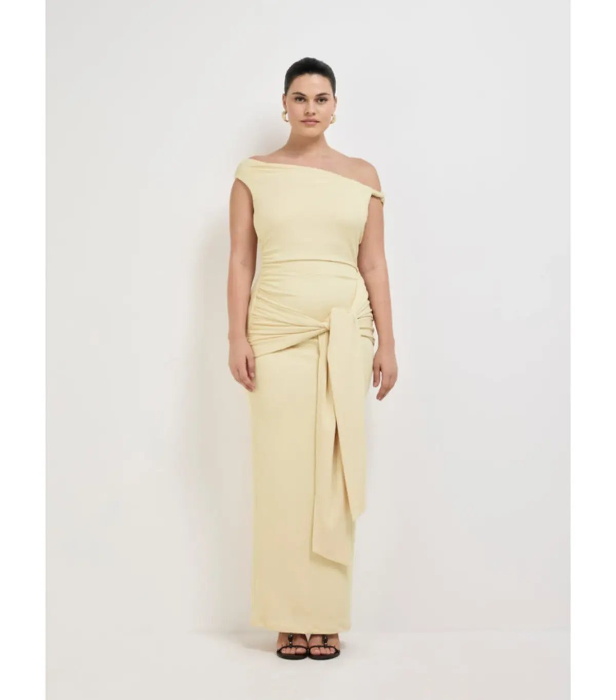 Sheike Olivia Maxi Dress Pale Yellow Size AU 12 photo 4