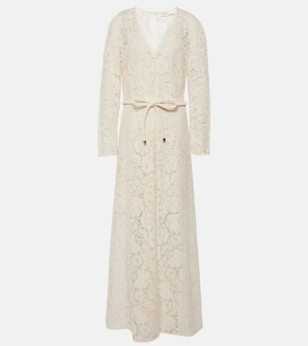 Zimmermann Matchmaker Lace Maxi Dress Cream Size 3/AU 14 photo 5