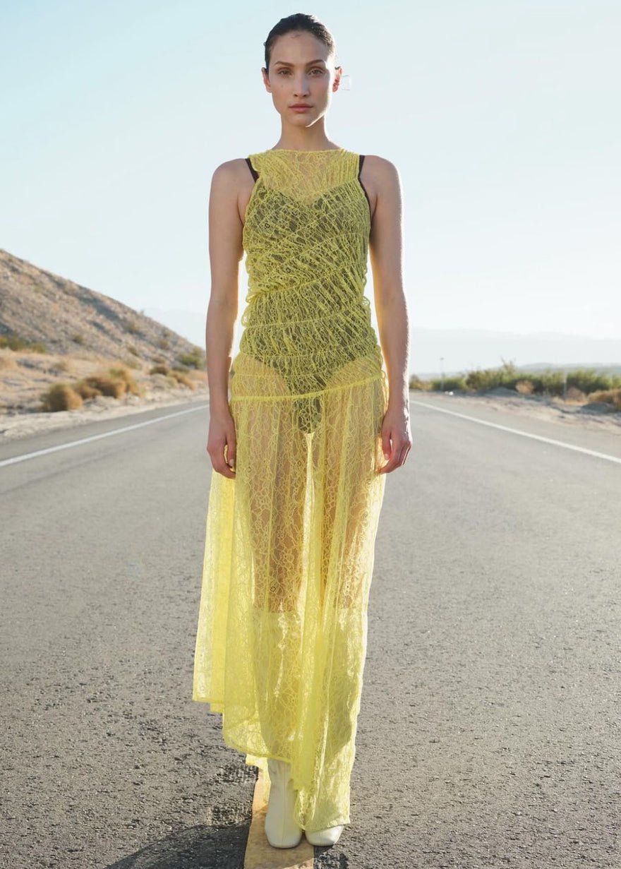 Anna Quan Eliza Dress, Neon Lace photo 2