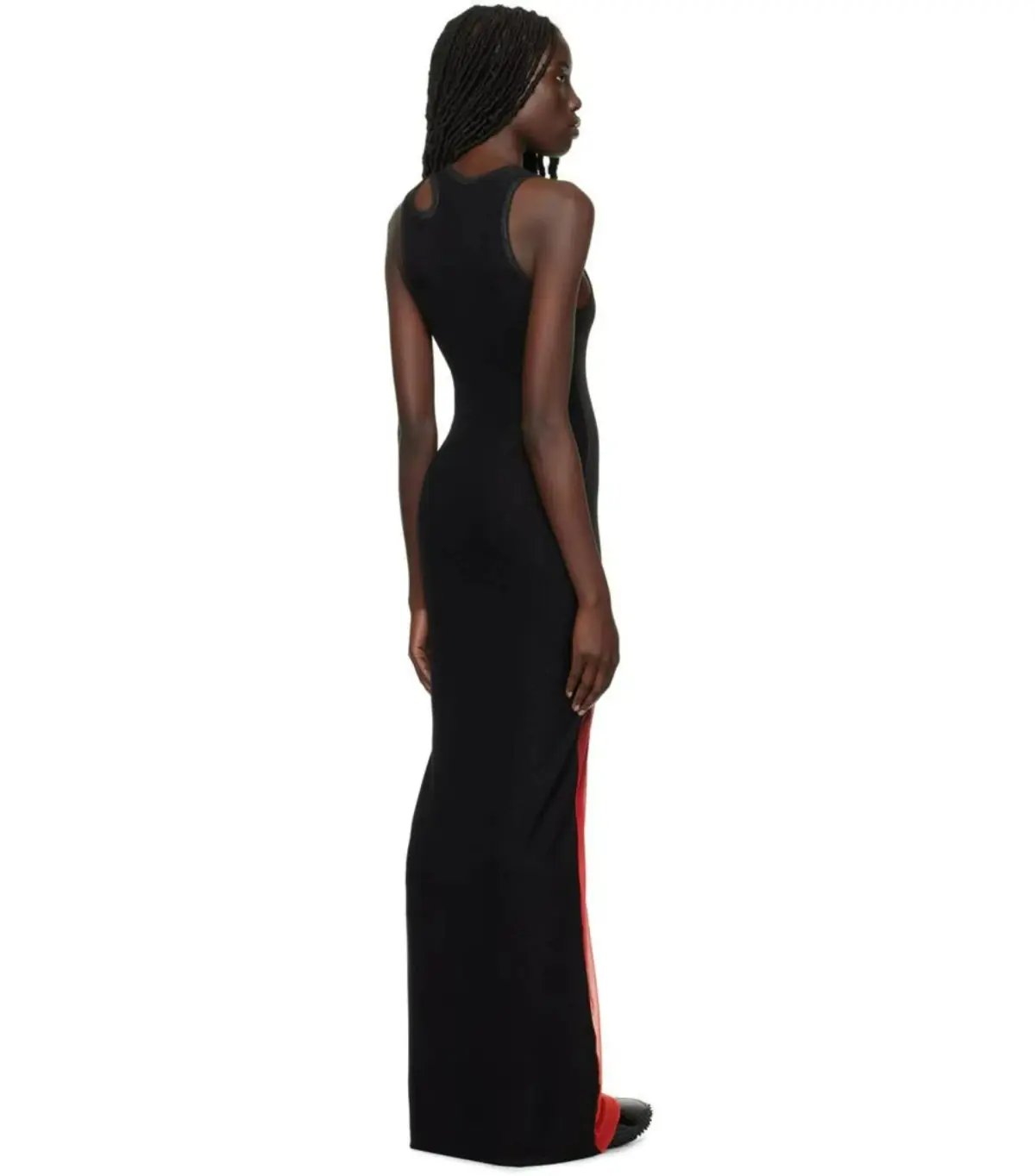 Ottolinger Gradient Maxi Dress Black/Red Size S / AU 8 photo 3