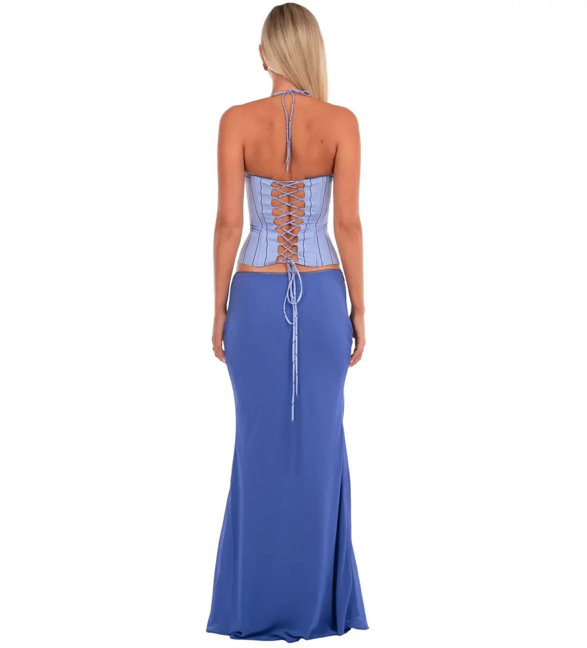 I Am Delilah Angelina Corset & Maxi Skirt in Bluebell Size S / AU 8 photo 3