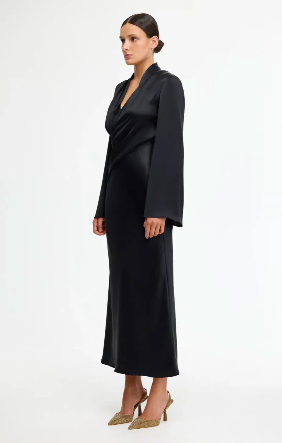 Acler Piccadilly Midi Black Size 16 photo 2