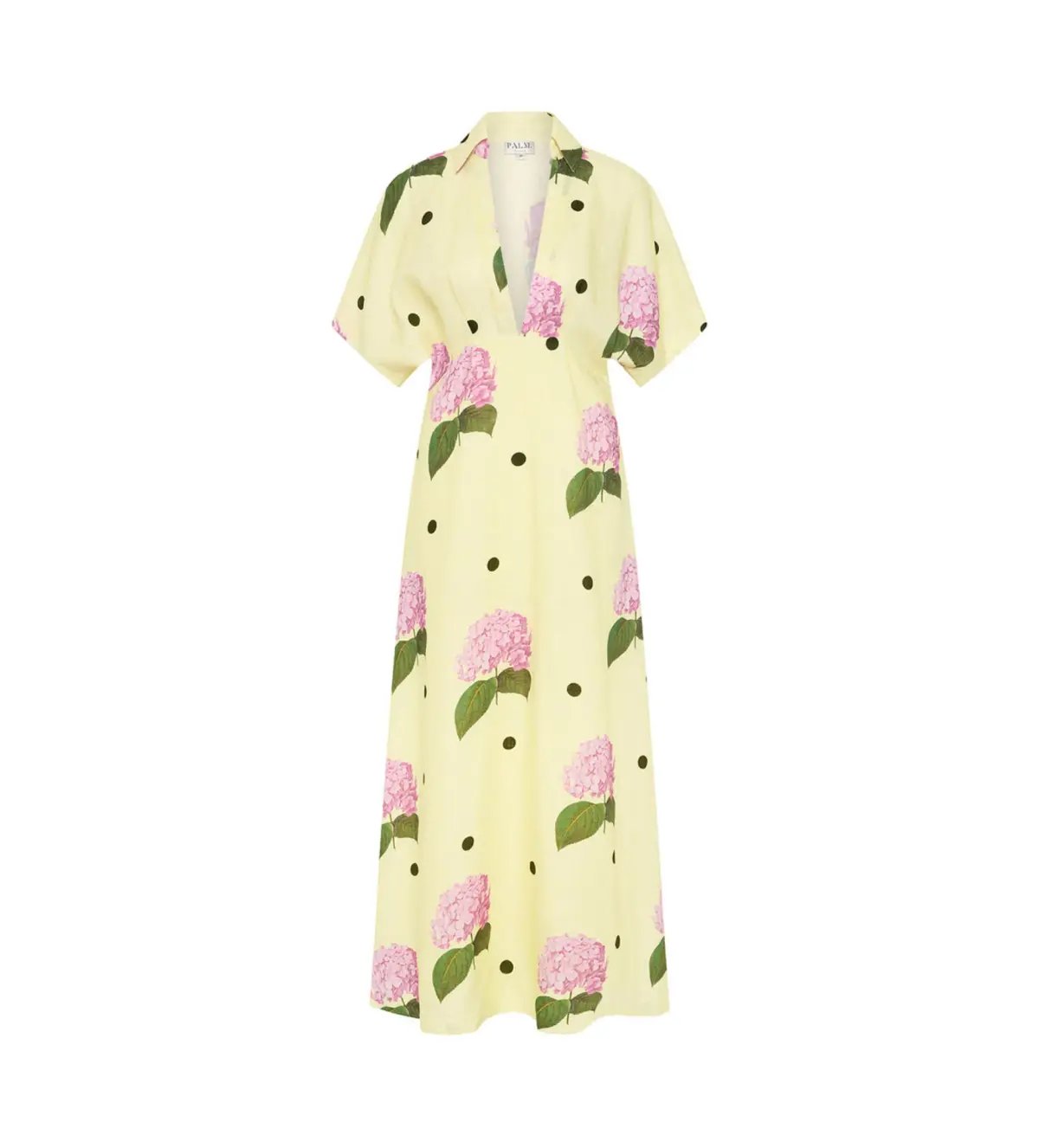 Palm Noosa Jasmine Dress Yellow Floral Size 8 photo 5
