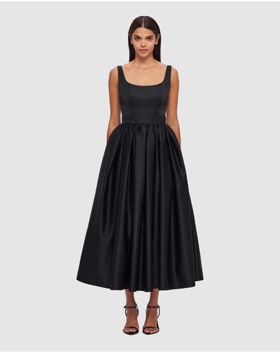 Leo Lin Colleen Midi Dress -  Ebony photo 4