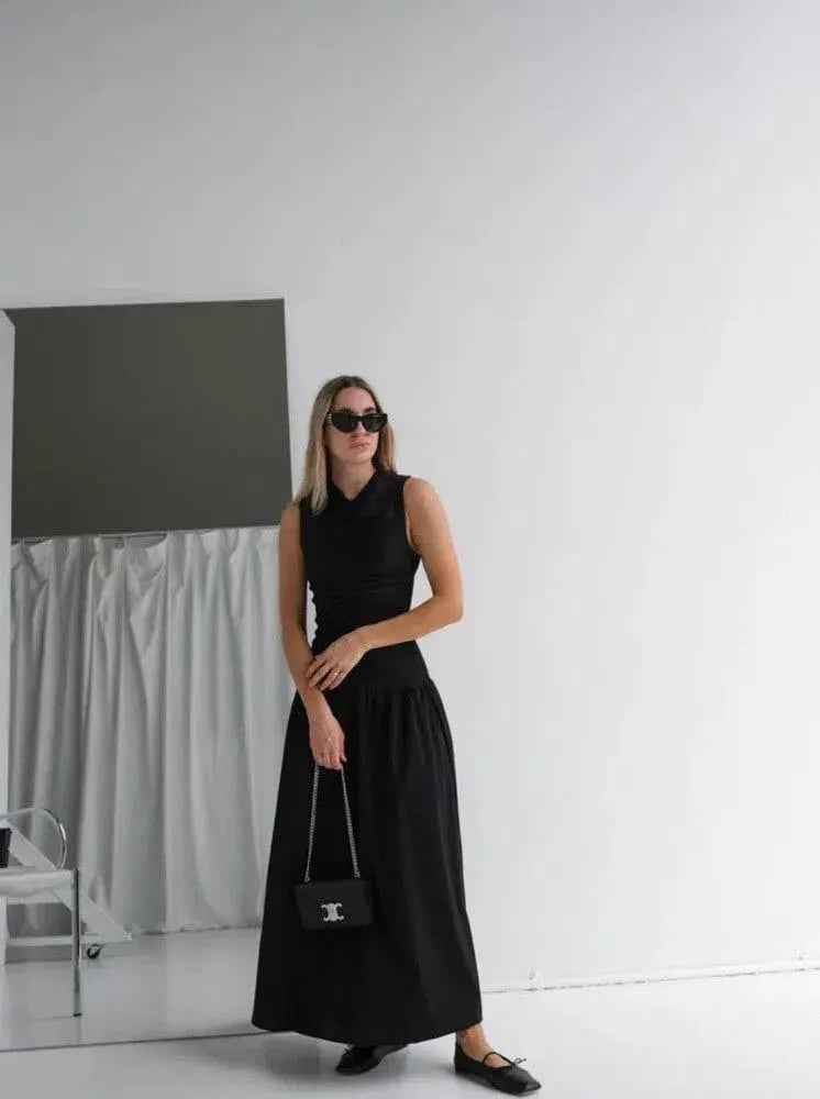 ANNA QUAN Isla Dress Noir Black 6 photo 5