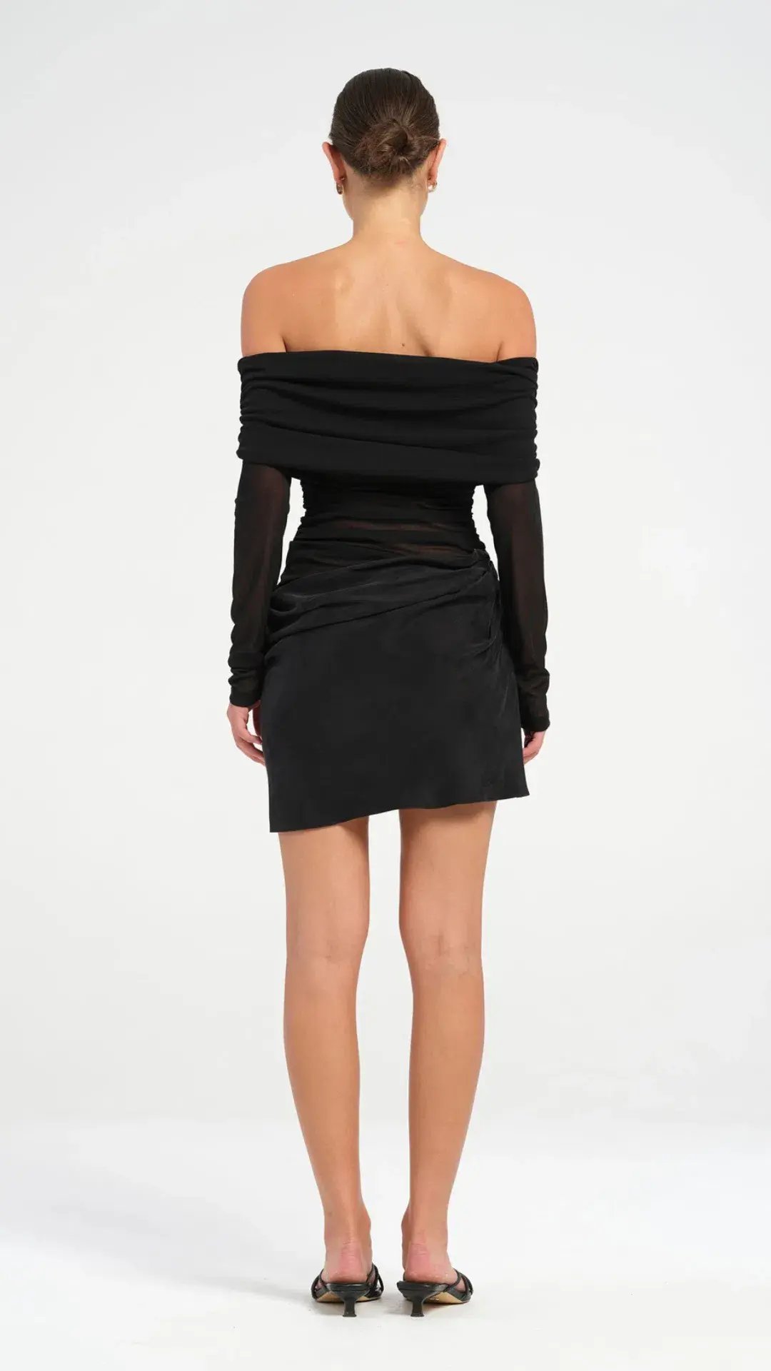 Benni Luca Mini Dress in Black Size 12 photo 2