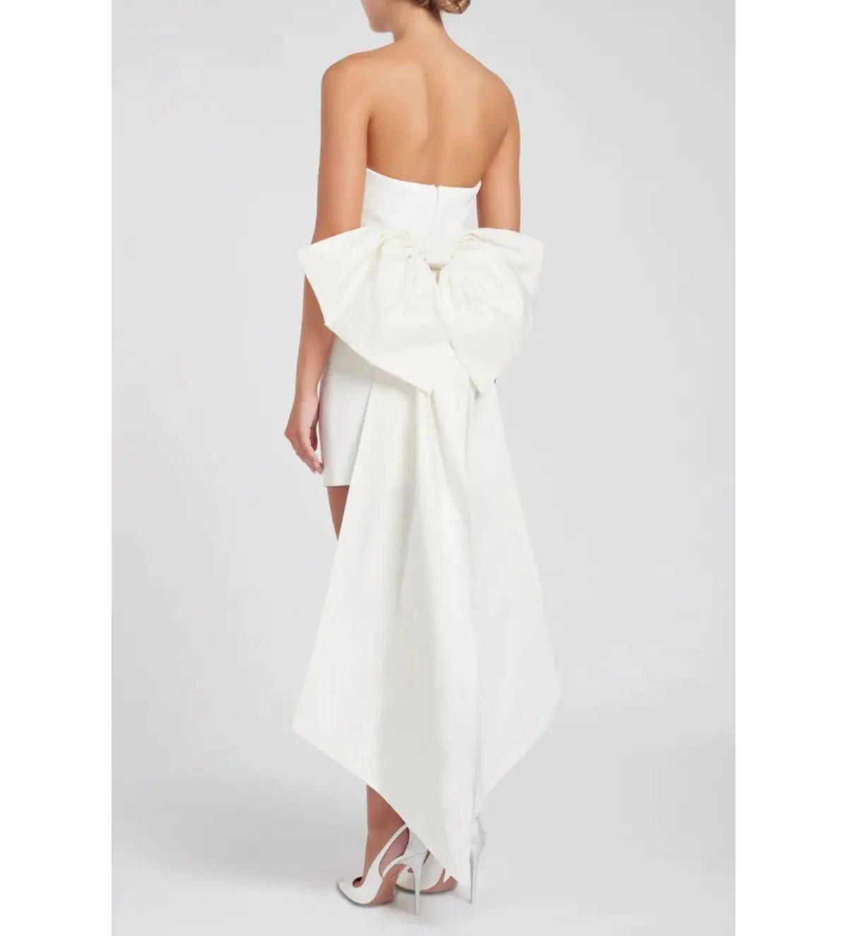 Rebecca Vallance Daphne Mini Dress Ivory Size AU 8 photo 4