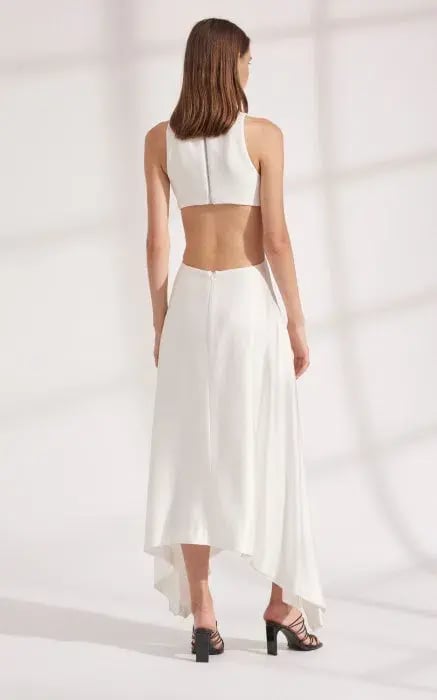Dion Lee Transfer Suspend Dress In Ivory / White Size AU 6 photo 3