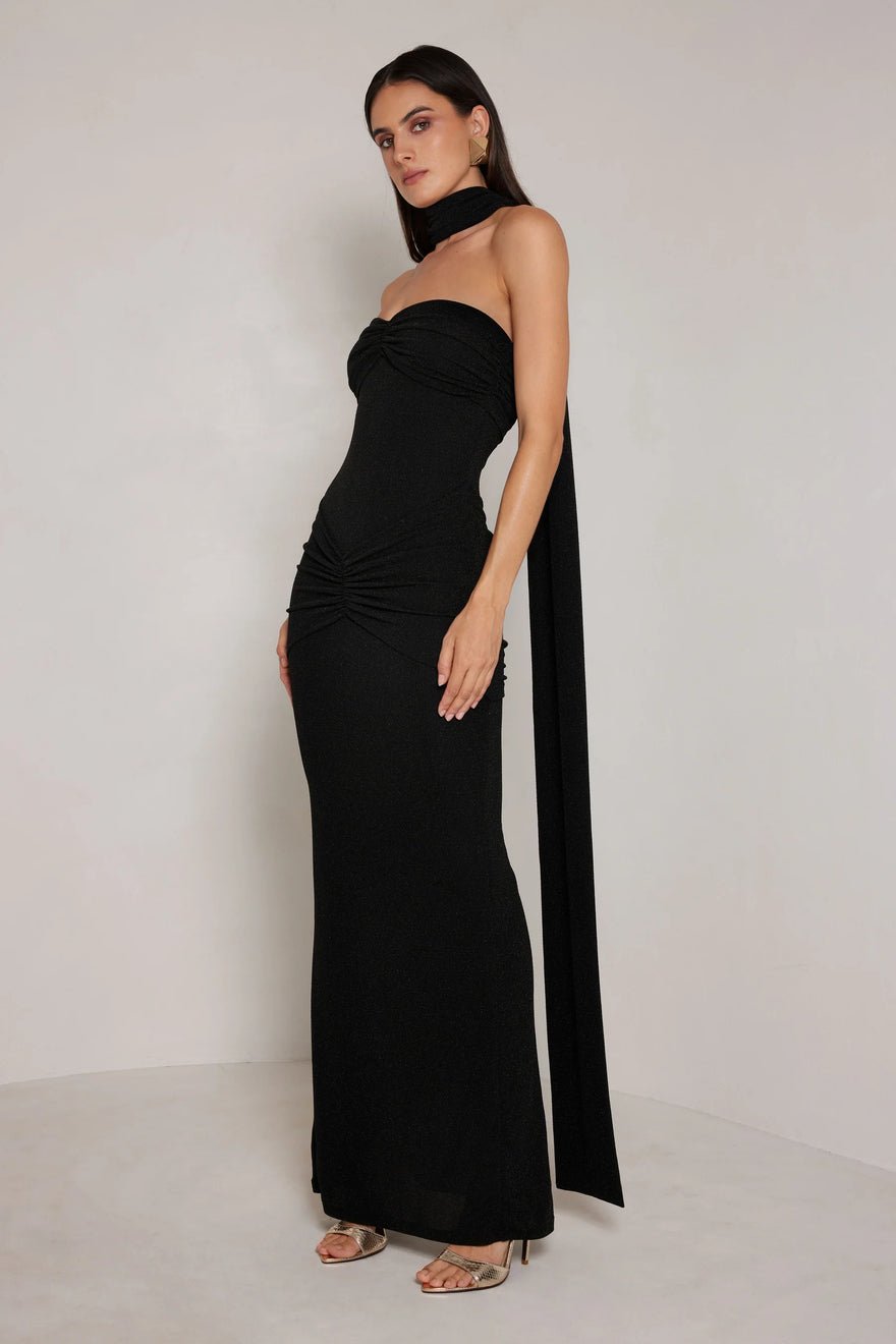 Elle Zeitoune Celeste Dress - Black photo 2