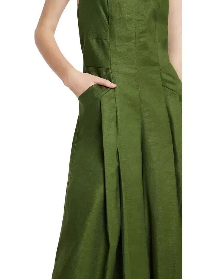 Sass & Bide Ever True Halter Neck Jumpsuit Pine Size 14 photo 3