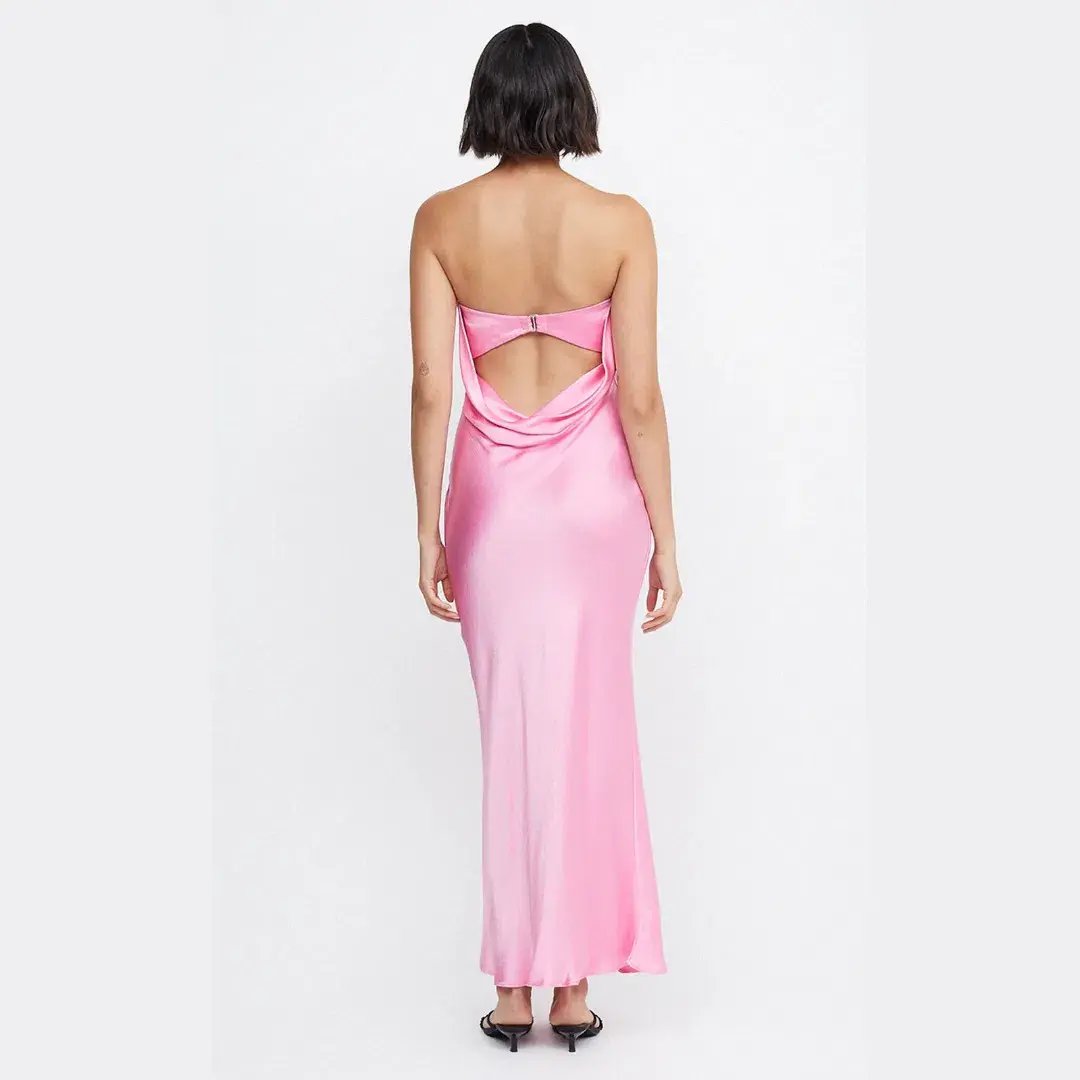 Bec & Bridge Moon Dance Strapless Dress Pink Size S / AU 8 photo 2