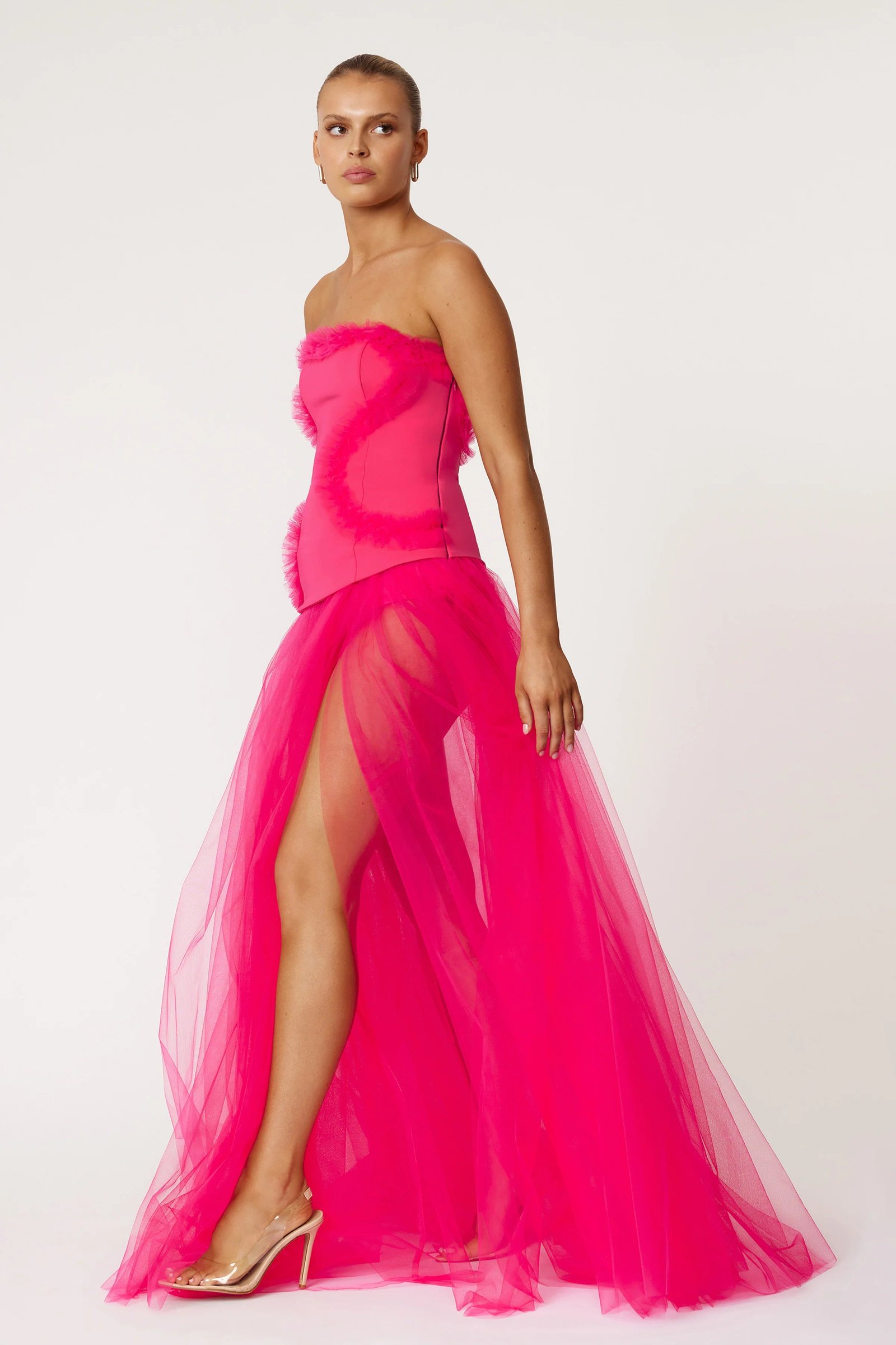 LEXI EMILIE DRESS - RASPBERRY photo 4