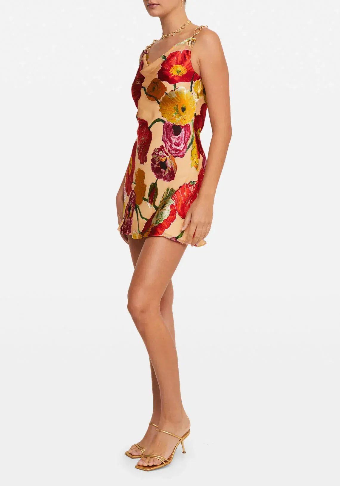 Cult Gaia Nerida Mini Dress Floral Size XS / Au 6 photo 2