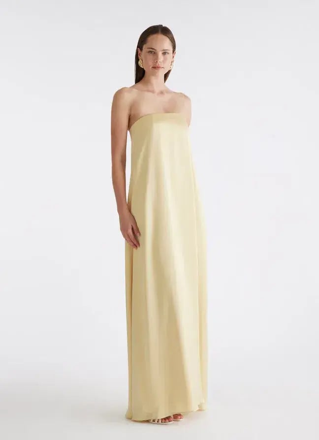 Anna Quan Delfina Dress in Champagne Size 6 photo 4