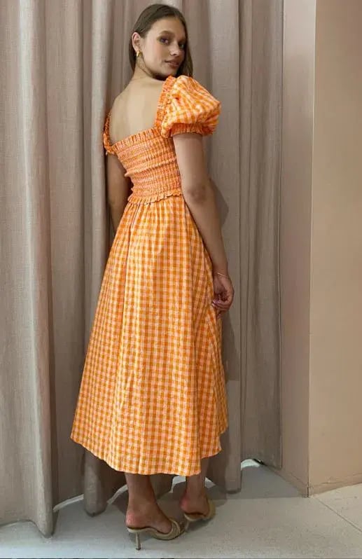 Steele Hollie Dress Orange Size AU 12 photo 2