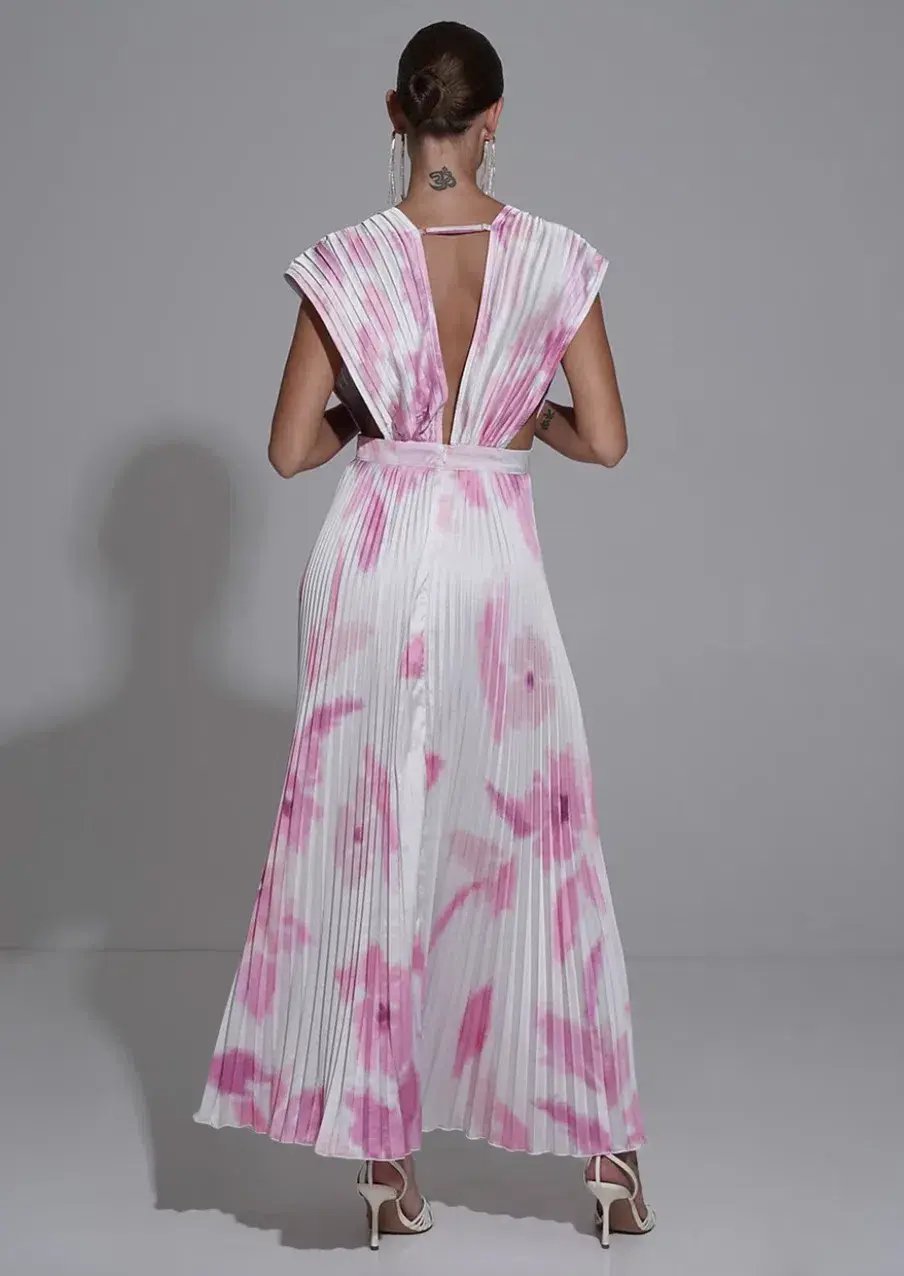 L'Idee Gala Gown Jardin Print Size 10 photo 5
