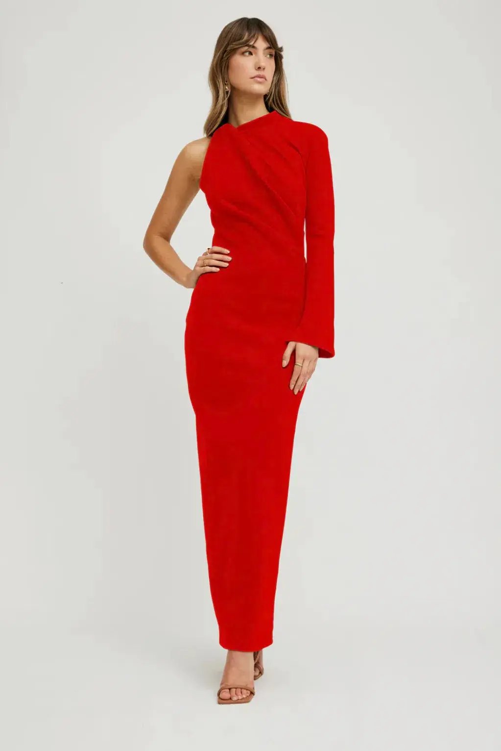 Tojhà Haniya Maxi Dress Red Size 8 photo 2