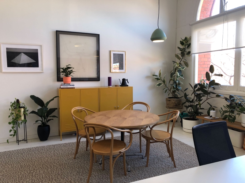 Large desk in shared studio, Brunswick photo 2