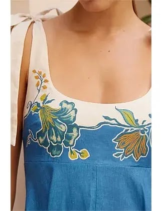 Alemais LUDA BALLET SUNDRESS Blue Size 10 photo 4