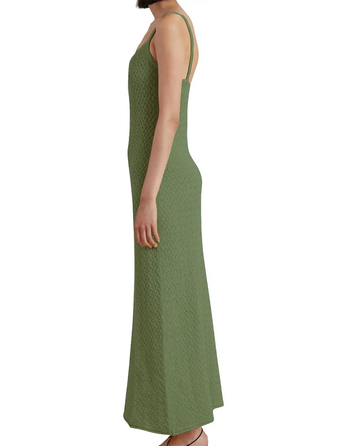 Bec & Bridge Effie Knit Key Maxi Dress Green Size L / Au 12 photo 2