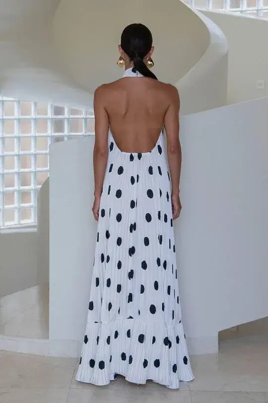 L'idee Libertie Gown in Polka Blanc Size AU 12 photo 2