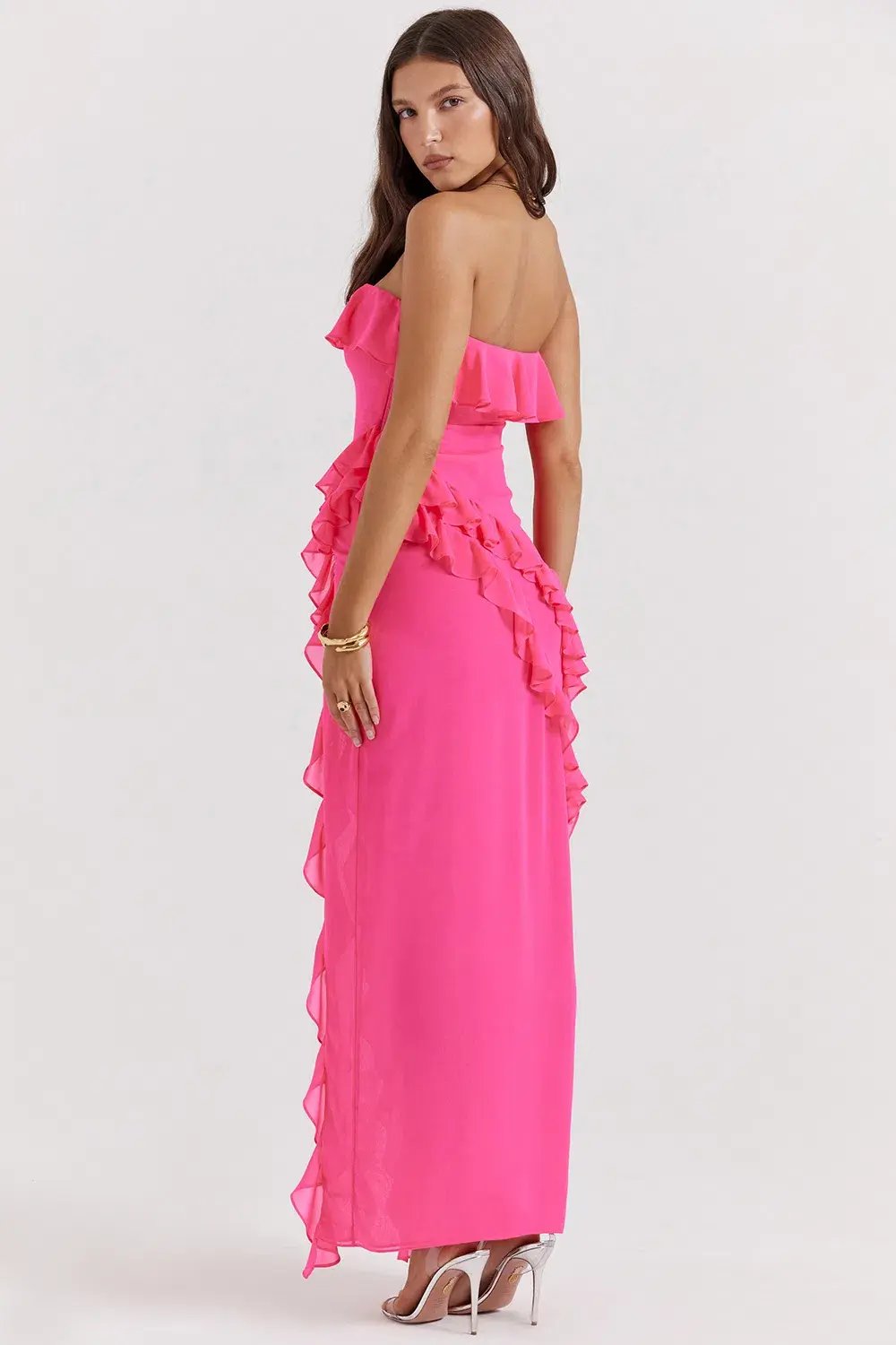 House of CB Sarina Dress Pink Size M/AU 10 photo 4