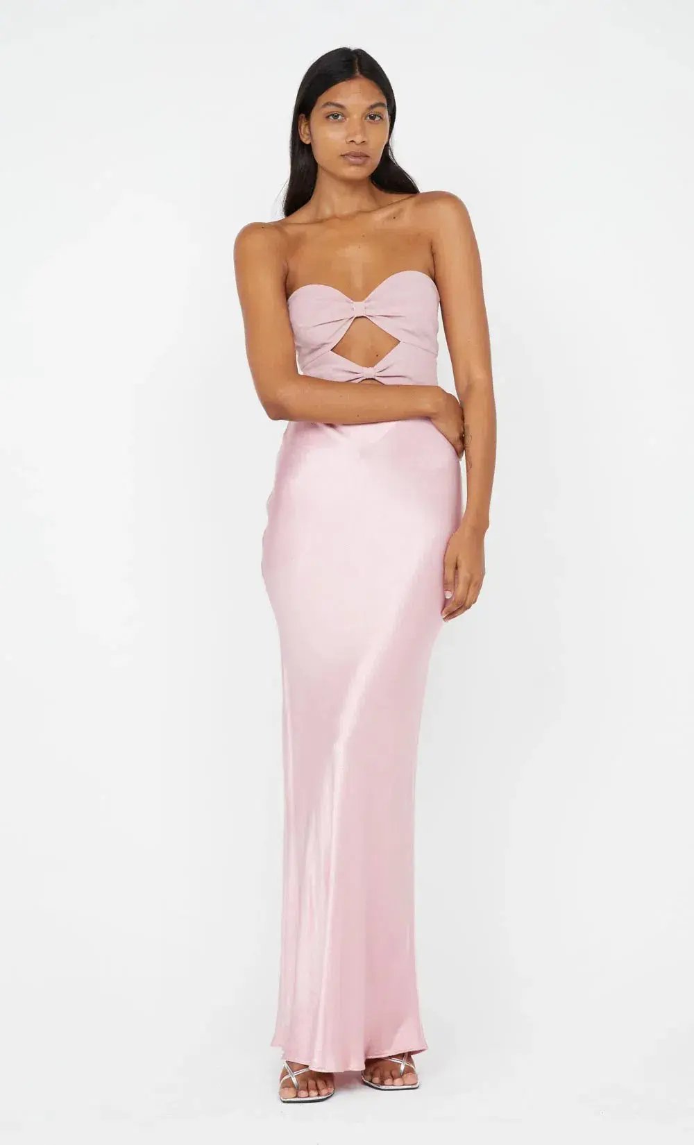 Bec & Bridge Halle Strapless Dress in Dusty Pink Size 6 photo 6