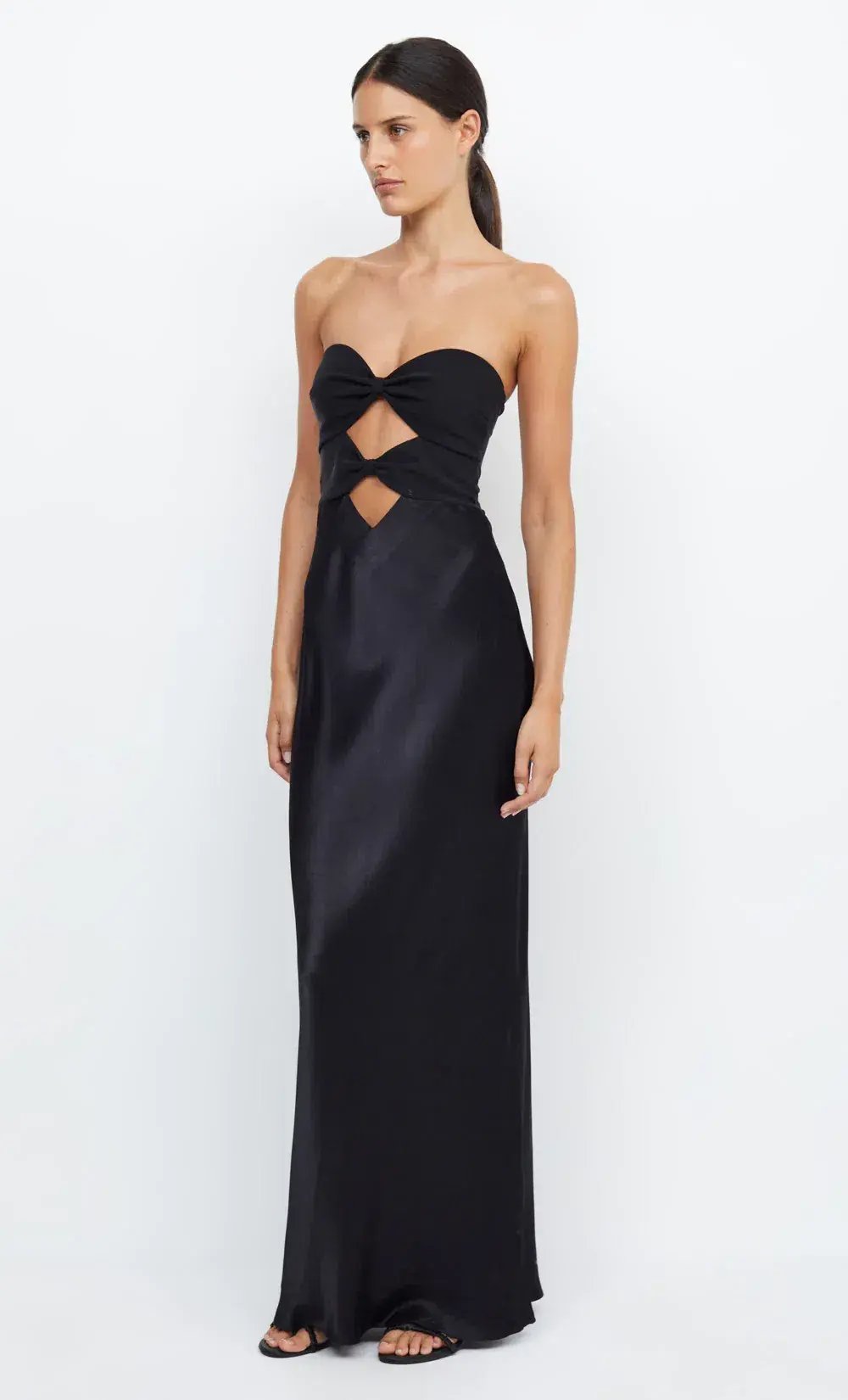 Bec & Bridge Halle Strapless Dress Black Size 8 photo 2