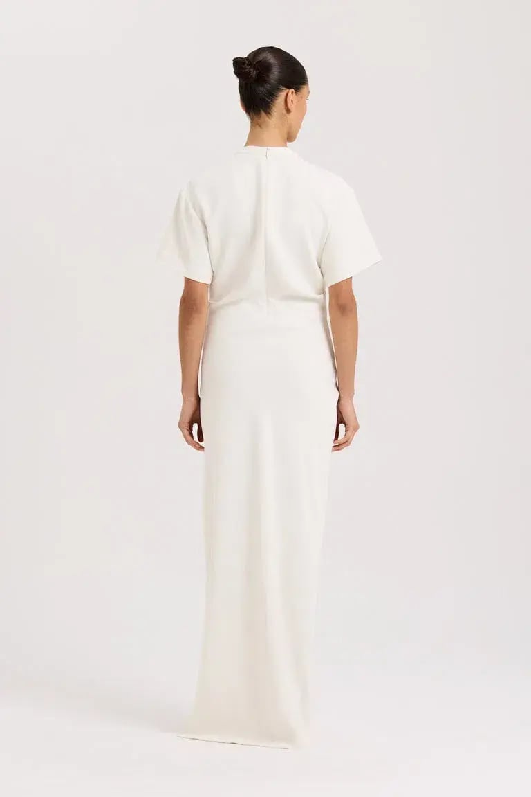 Henne Avila Maxi Gown White Size 10 photo 5