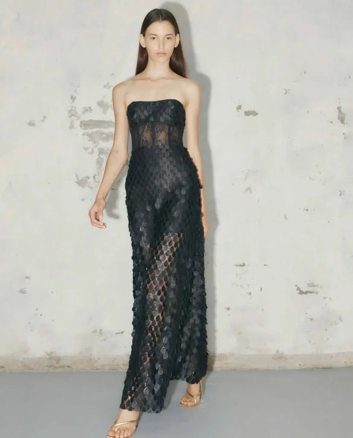 Manning Cartell Supreme Extreme Strapless Gown Black Size 12 photo 2