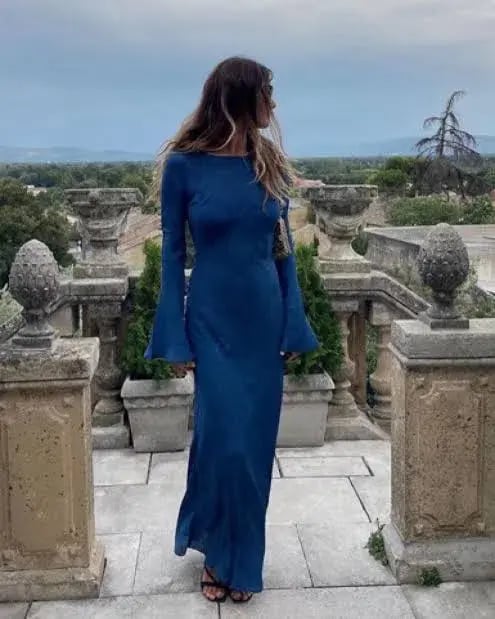 Realisation Par Gai Maxi Dress in Denim Size AU 8 photo 6