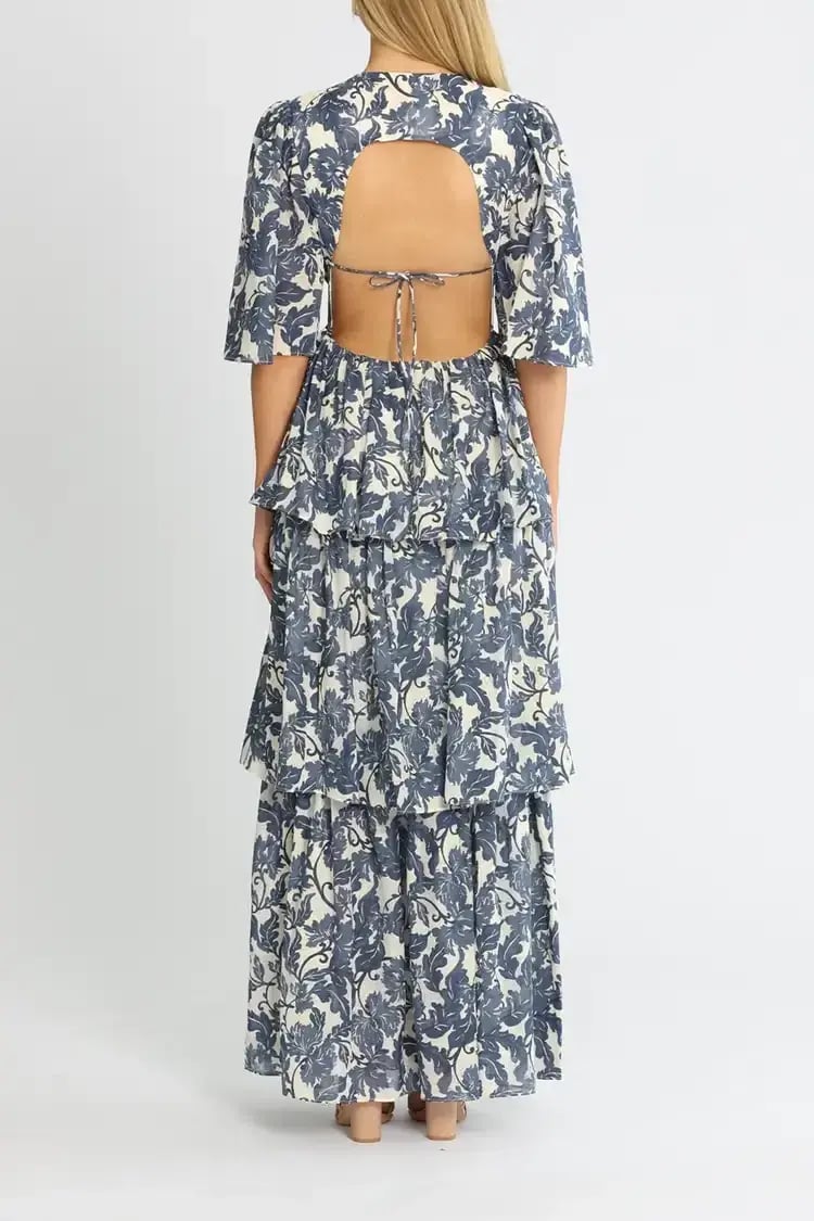 Significant Other Scarlett Maxi Dress Print Size 10 photo 3