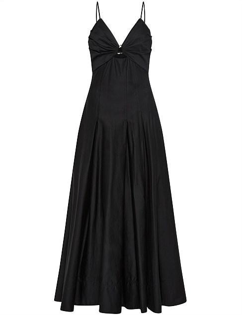 AJE Solstice Strappy Ring Midi Dress photo 2