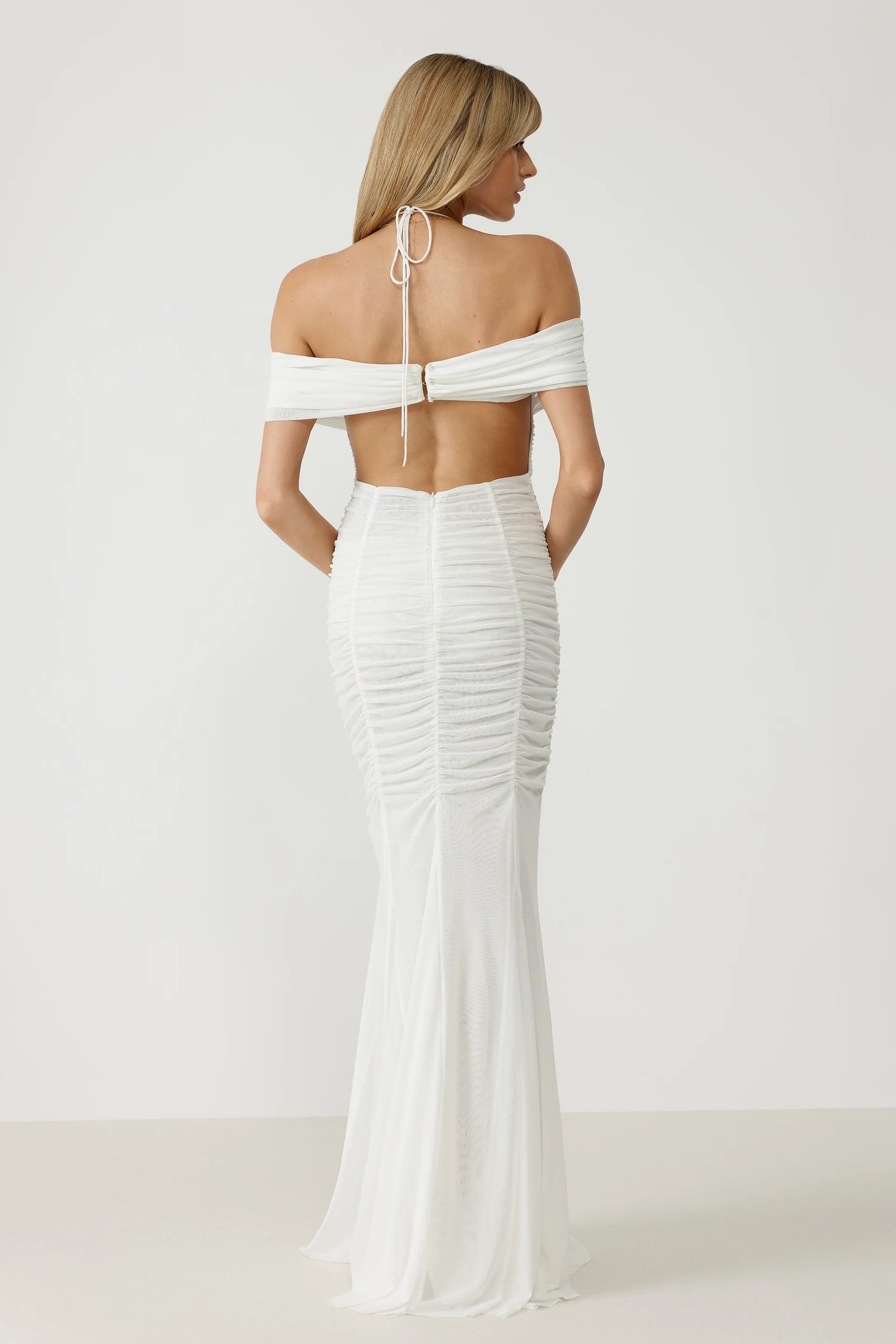 LEXI LIVIA DRESS - WHITE photo 5