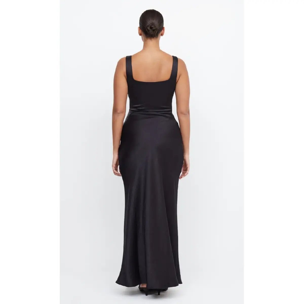 Bec & Bridge Dreamer Square Neck Dress Black Size AU 12 photo 4