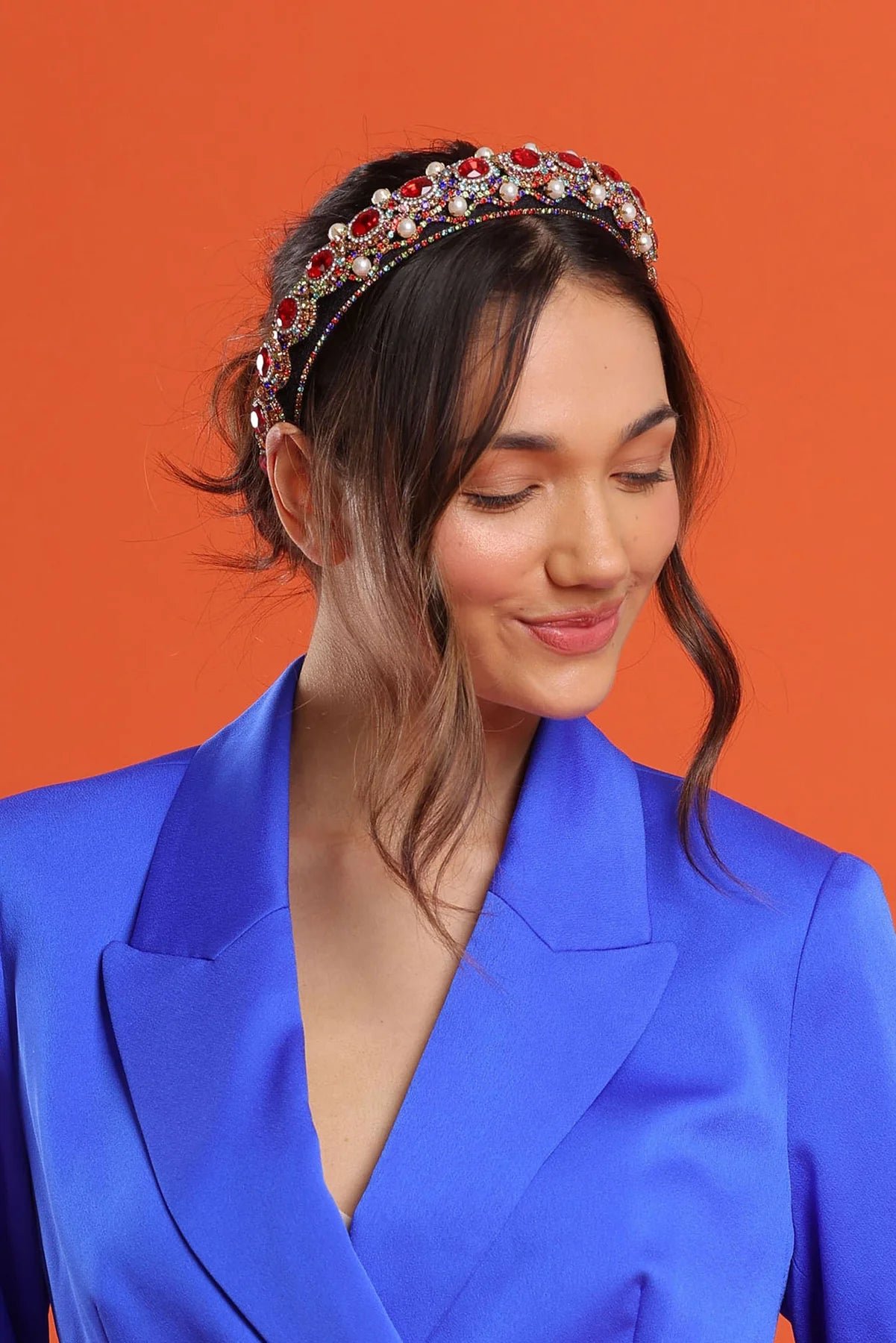 MORGAN & TAYLOR LYRA HEADBAND - RED photo 2