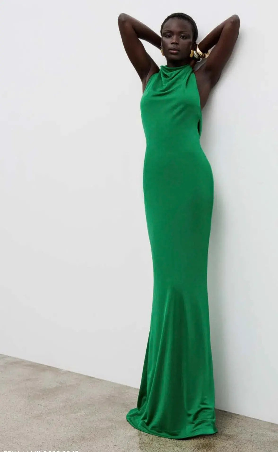 Rebecca Vallance Erin Maxi Dress in Emerald Size 8 photo 3