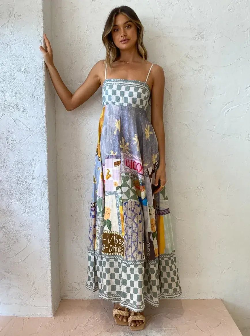 Alemais Emma Gale Sundress in Multi Print Size 6 photo 4