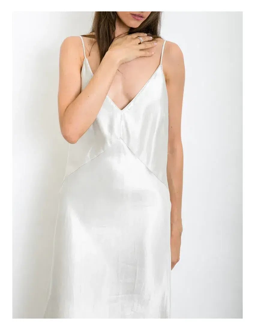 Christopher Esber Dune Structured Cami Dress Silver Size 6 photo 2