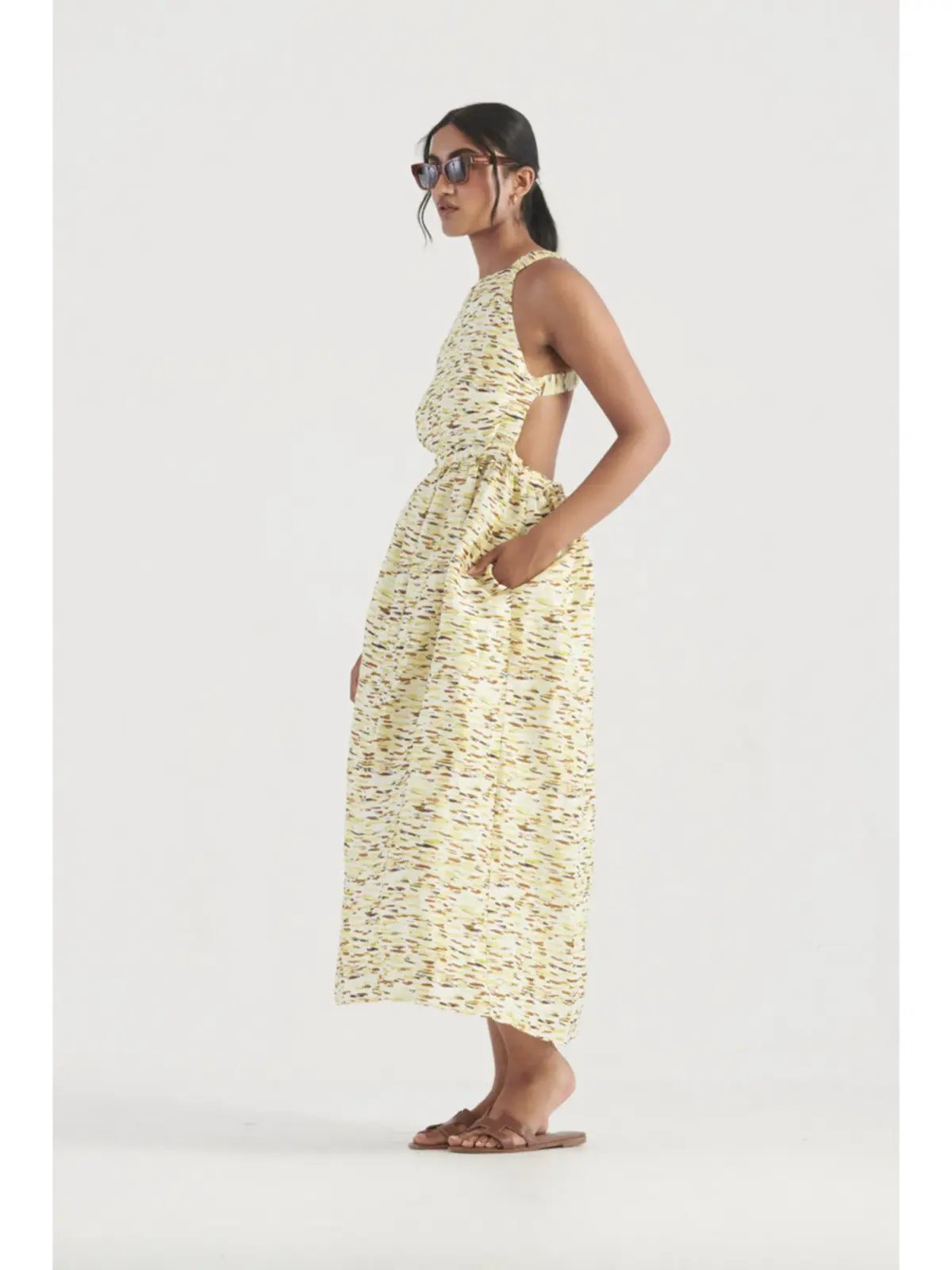 Elka Collective Mari Top And Skirt Set Citrus Print Size AU 10 photo 2