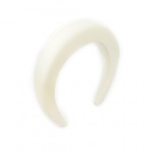 Max Mara Satin White Headband photo 2
