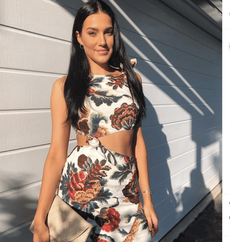 Sir The Label Ambroise Knot Dress Midi Floral Print | AU 8 photo 14