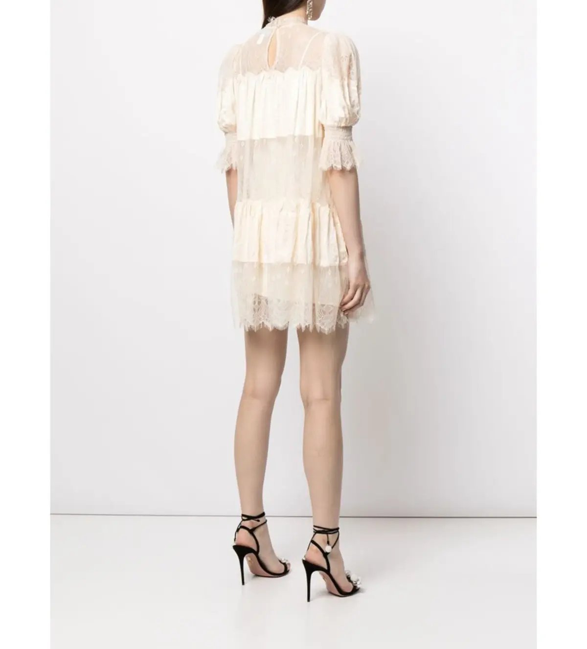 Alice Mccall Sun Moon Lace Mini Dress Nude Size AU 8 photo 3