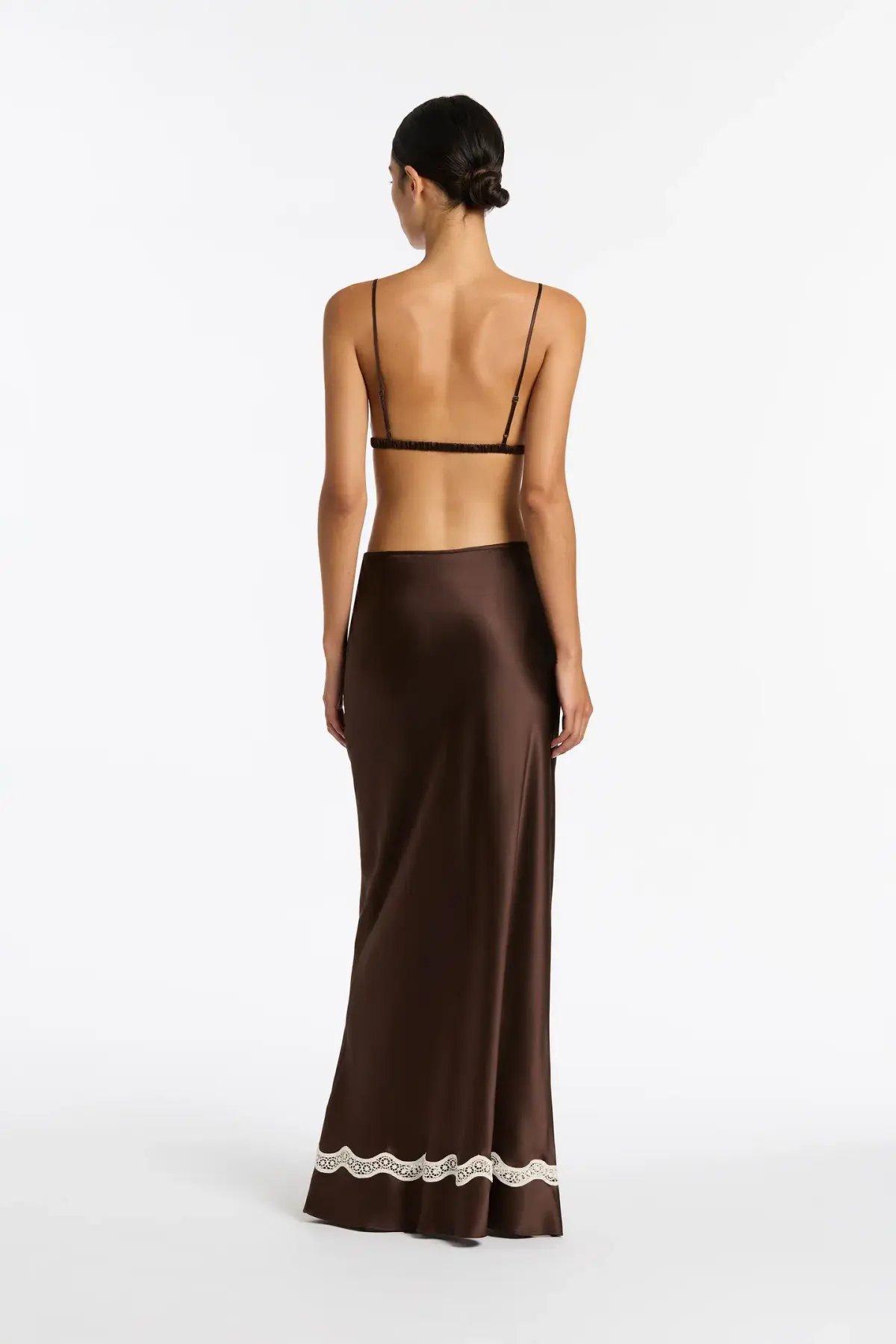 Sir the Label Selita Bralette Size 1 and Maxi Skirt Size 0 Set Brown photo 3