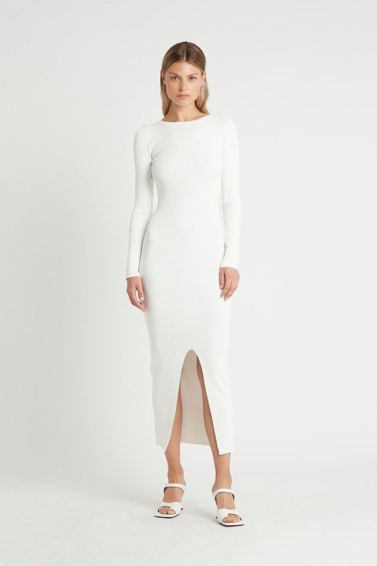 Sir The Label Celle Reversible Dress Midi White | AU 8 photo 4