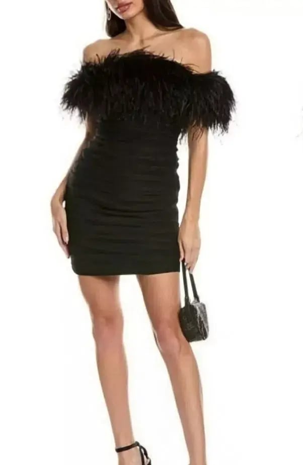 Rachel Gilbert Zion Mini Dress Black Size 1 / AU 8 photo 3