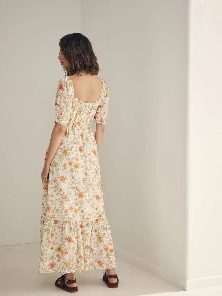 One Country Mouse Oakmeadow Jasmine Dress In Hibiscus Size 10 photo 5
